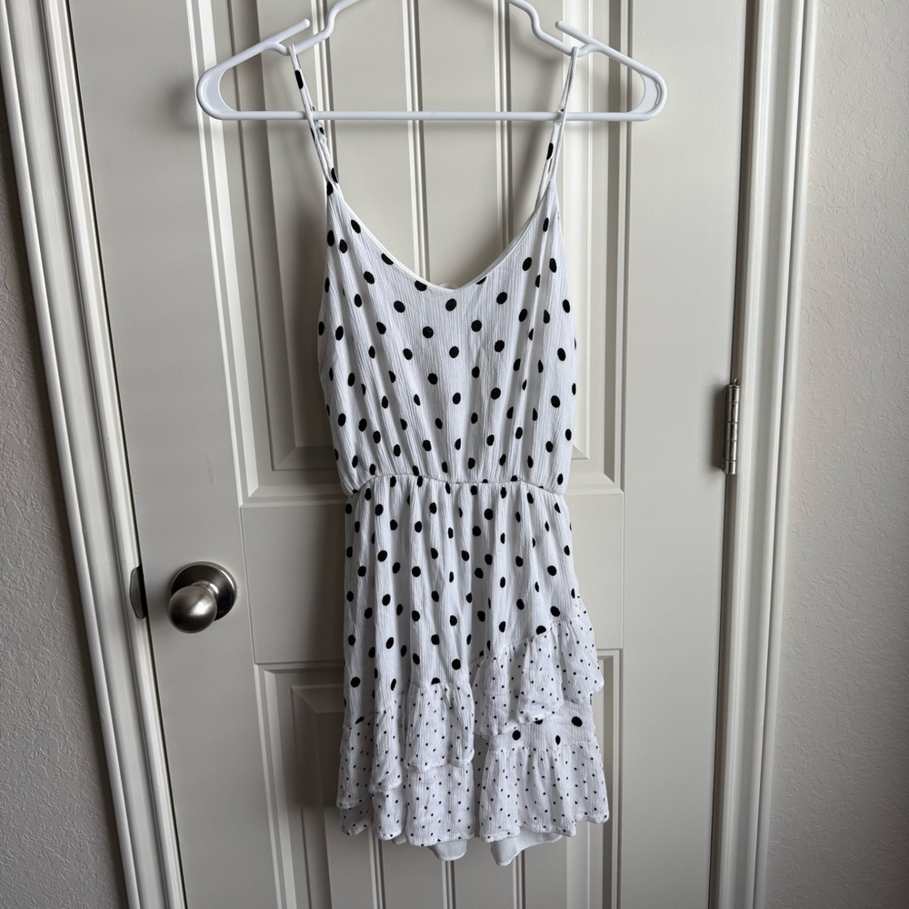 White Polka Dot Dress